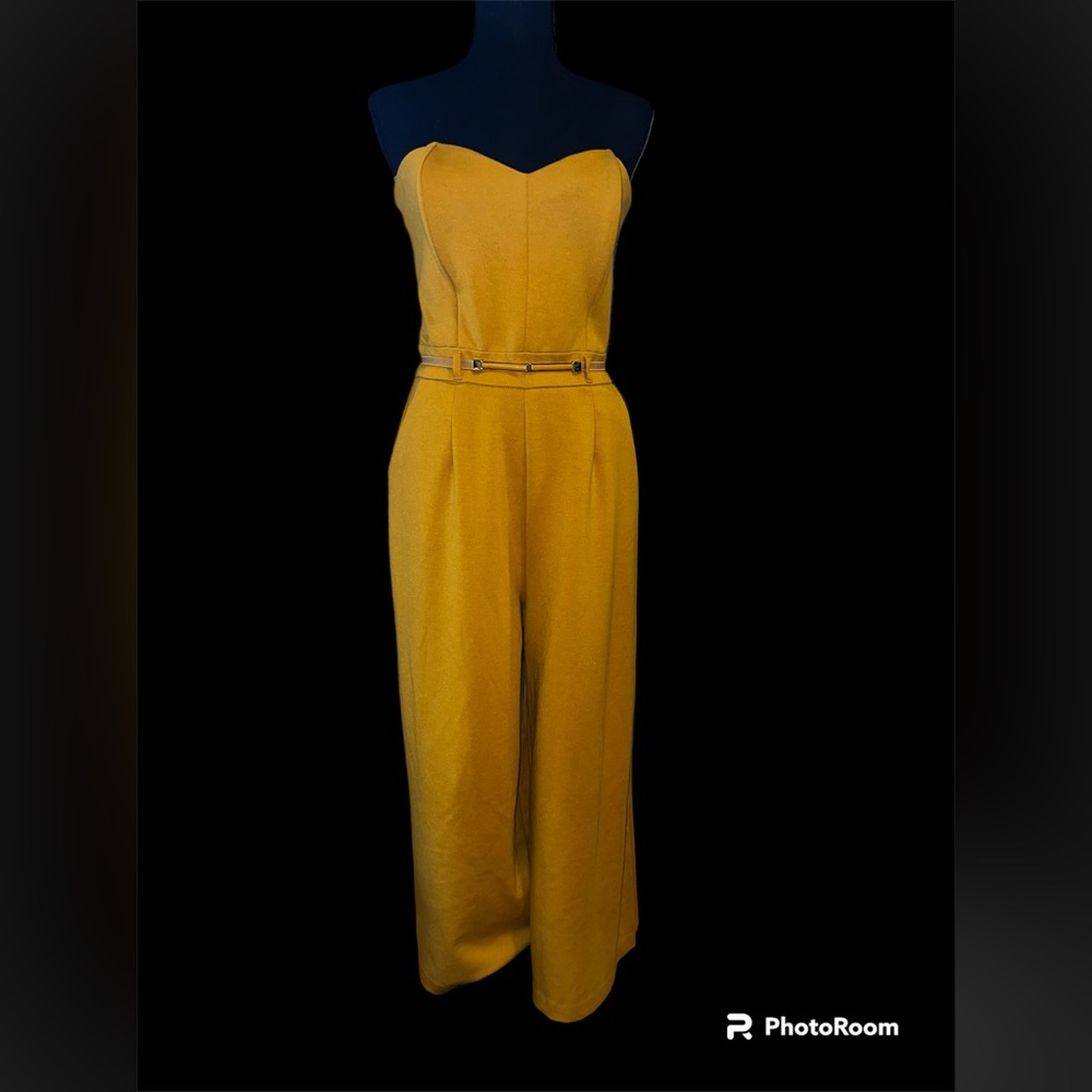 HAVE Jumpsuit, Strapless, Dark Yellow, Large